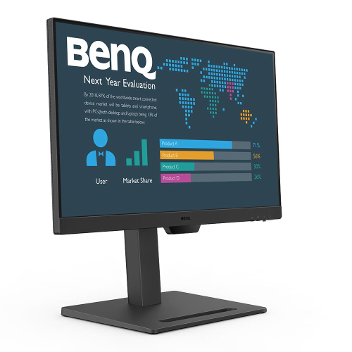 BenQ BL2490T - Business - monitor a LED - 23.8" - 1920 x 1080 Full HD (1080p) @ 100 Hz - IPS - 250 cd/m² - 1300:1 - 5 ms - 2xHDMI, DisplayPort - altoparlanti